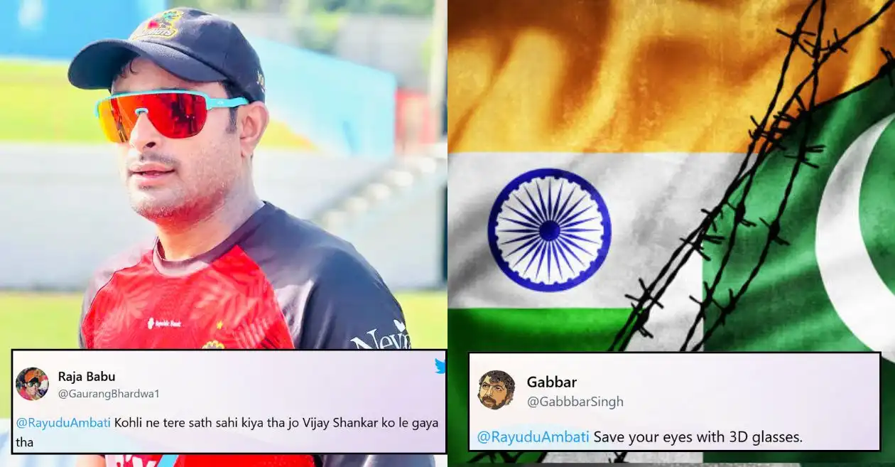भारत-पाकिस्तान विवाद के बीच अंबाती रायडू दिए विवादित बयान को लेकर खूब हुए ट्रोल