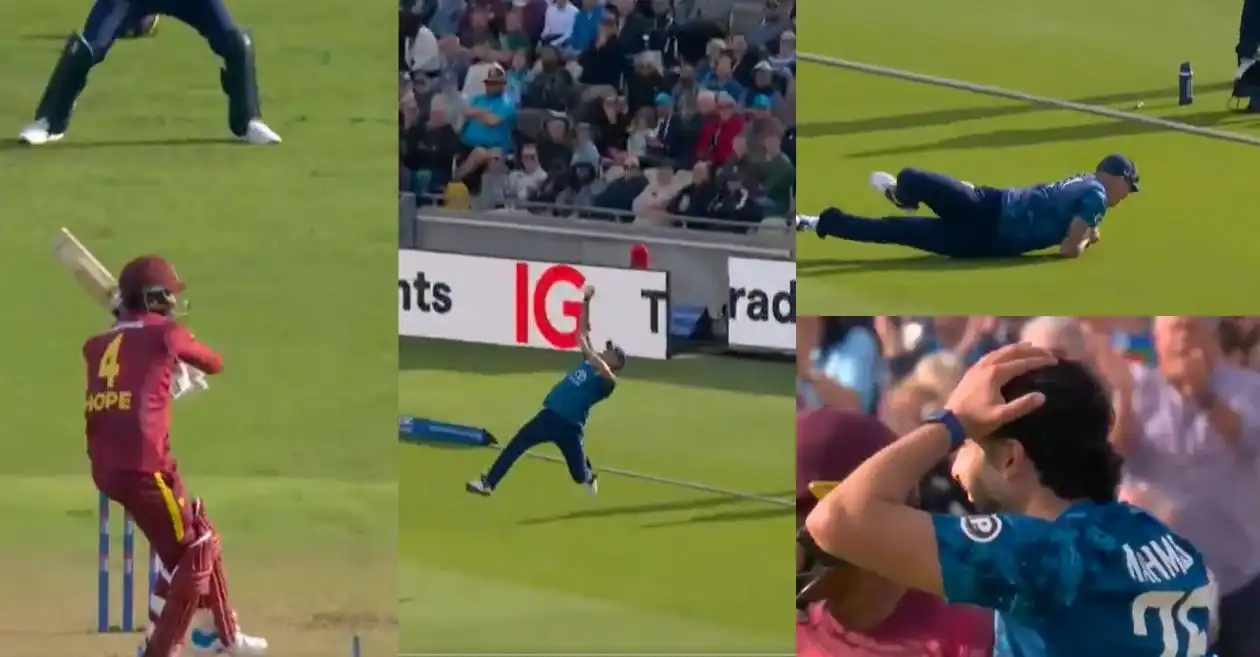 ENG vs WI: ब्रायडन कार्स ने पहले वनडे में शानदार कैच लेकर शाई होप को किया आउट, देखें वीडियो