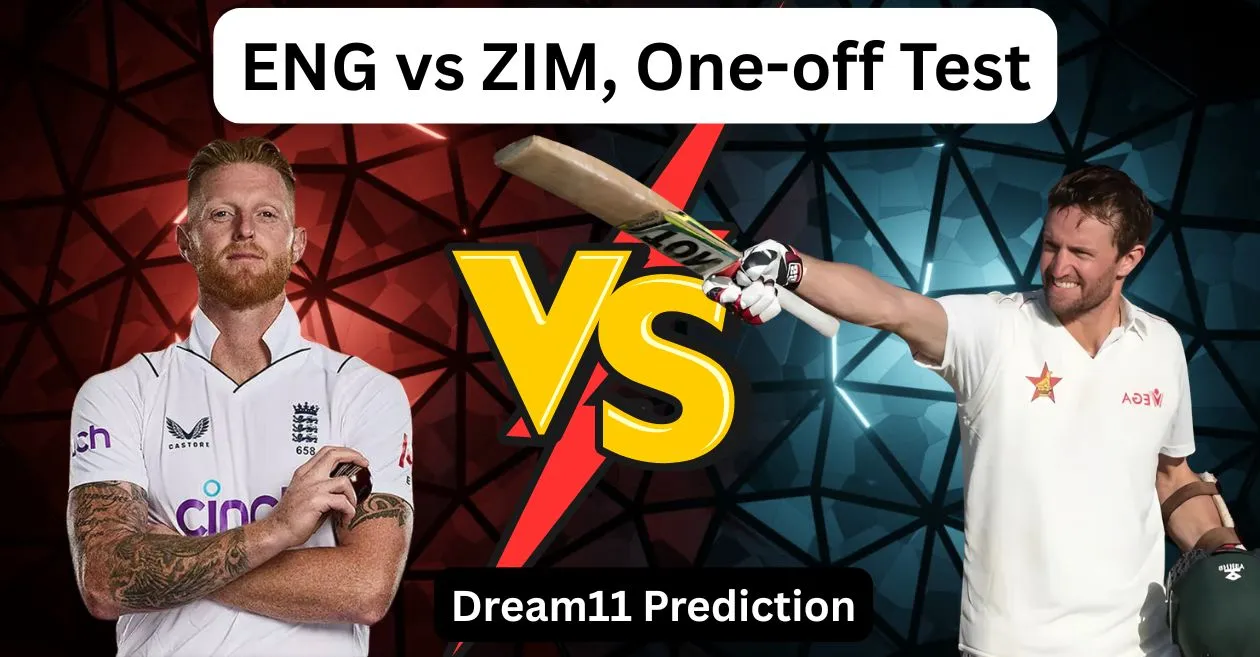 ENG vs ZIM 2025: इंग्लैंड और जिम्बाब्वे के बीच एकमात्र टेस्ट के लिए Dream11 Prediction, फैंटेसी टिप्स और पिच रिपोर्ट