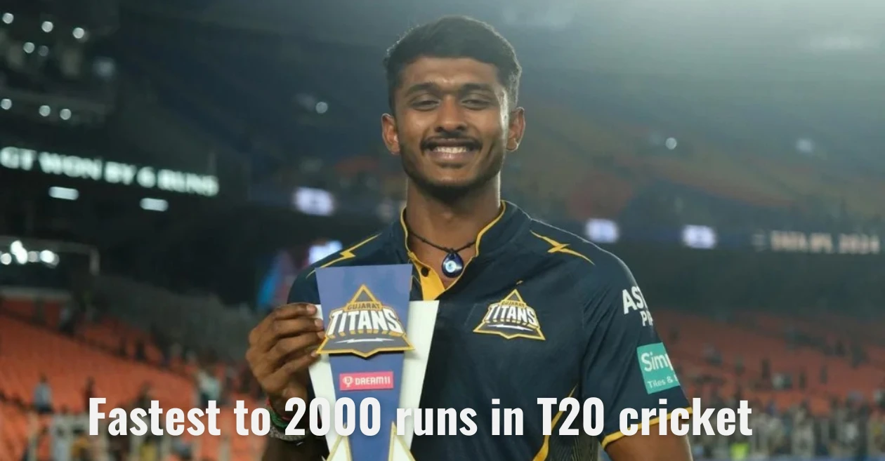टी20 क्रिकेट में 2000 रन तक पहुंचने वाले शीर्ष 5 सबसे तेज बल्लेबाज, साई सुदर्शन ने लिस्ट में बनाई जगह