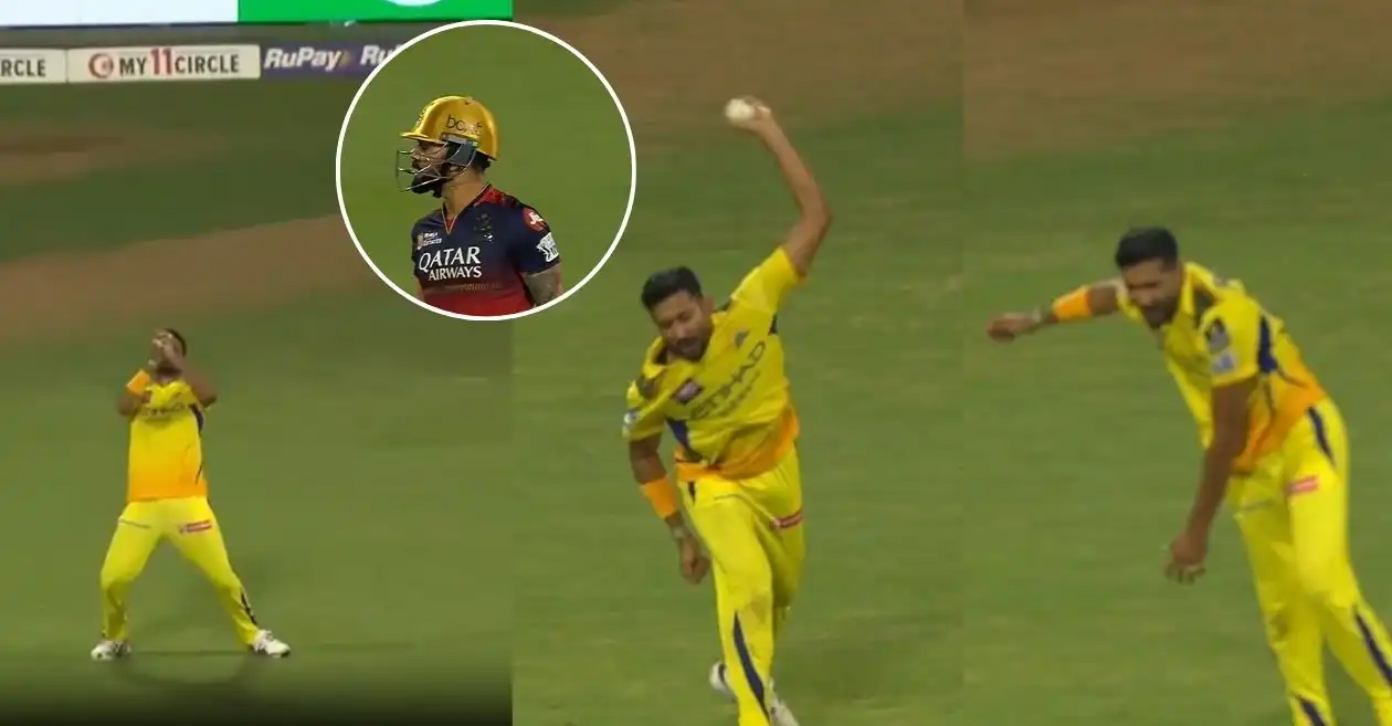 Watch: खलील अहमद ने RCB बनाम CSK आईपीएल 2025 मुकाबले के दौरान विराट कोहली को दिया जोरदार सेंड-ऑफ