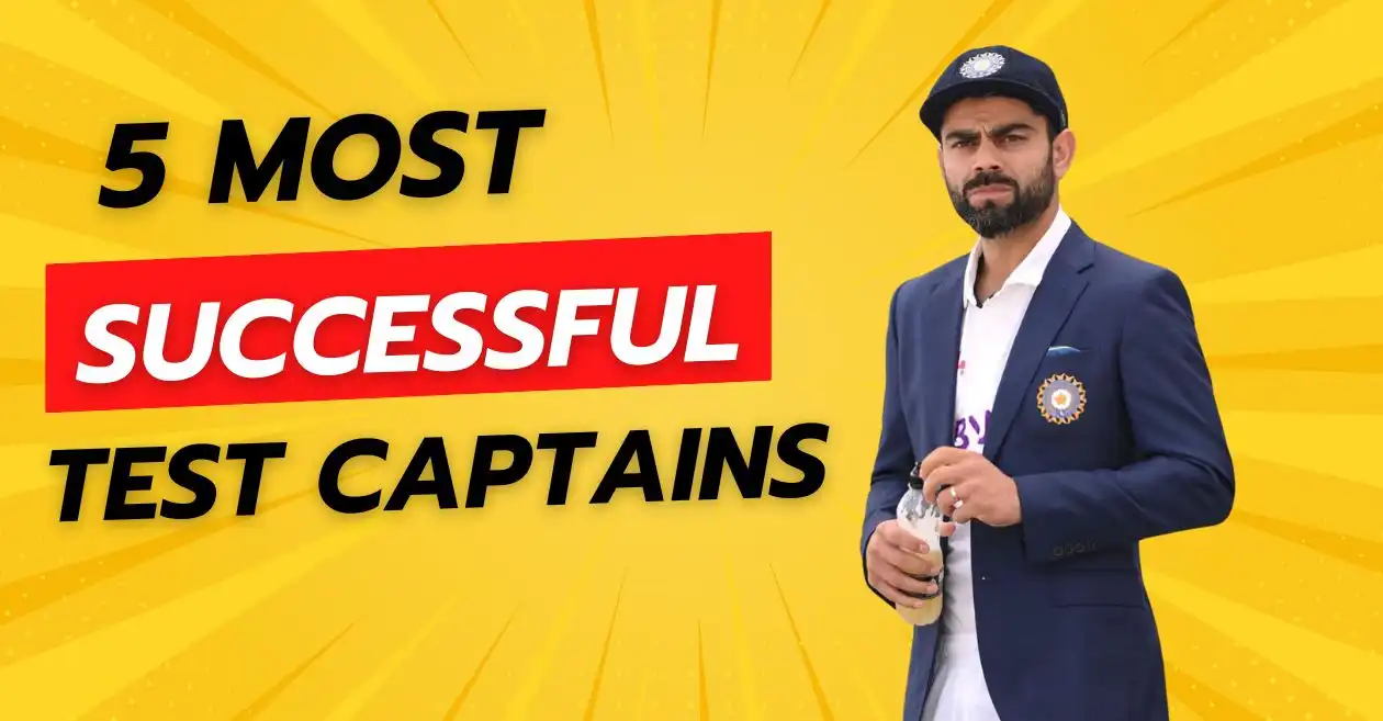 टेस्ट क्रिकेट में शीर्ष 5 सबसे सफल कप्तान, लिस्ट में विराट कोहली का दबदबा