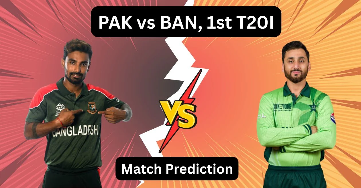 PAK vs BAN, पहला T20I: Dream11 Prediction – आज का मैच कौन जीतेगा? पाकिस्तान बनाम बांग्लादेश