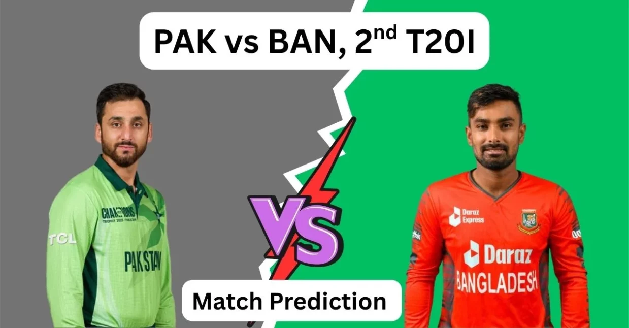 PAK vs BAN, दूसरा T20I: Dream11 Prediction – आज का मैच कौन जीतेगा? | पाकिस्तान बनाम बांग्लादेश