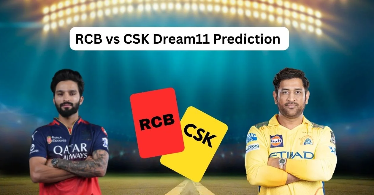 RCB vs CSK, IPL 2025: रॉयल चैलेंजर्स बेंगलुरु बनाम चेन्नई सुपर किंग्स मुकाबले के लिए ड्रीम11 टीम, फैंटेसी टिप्स और पिच रिपोर्ट