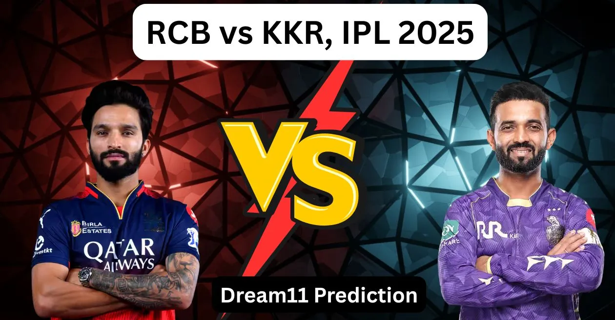RCB vs KKR, IPL 2025: Dream11 Prediction, ड्रीम 11 टीम, फैंटेसी टिप्स और पिच रिपोर्ट | रॉयल चैलेंजर्स बेंगलुरु बनाम कोलकाता नाइट राइडर्स