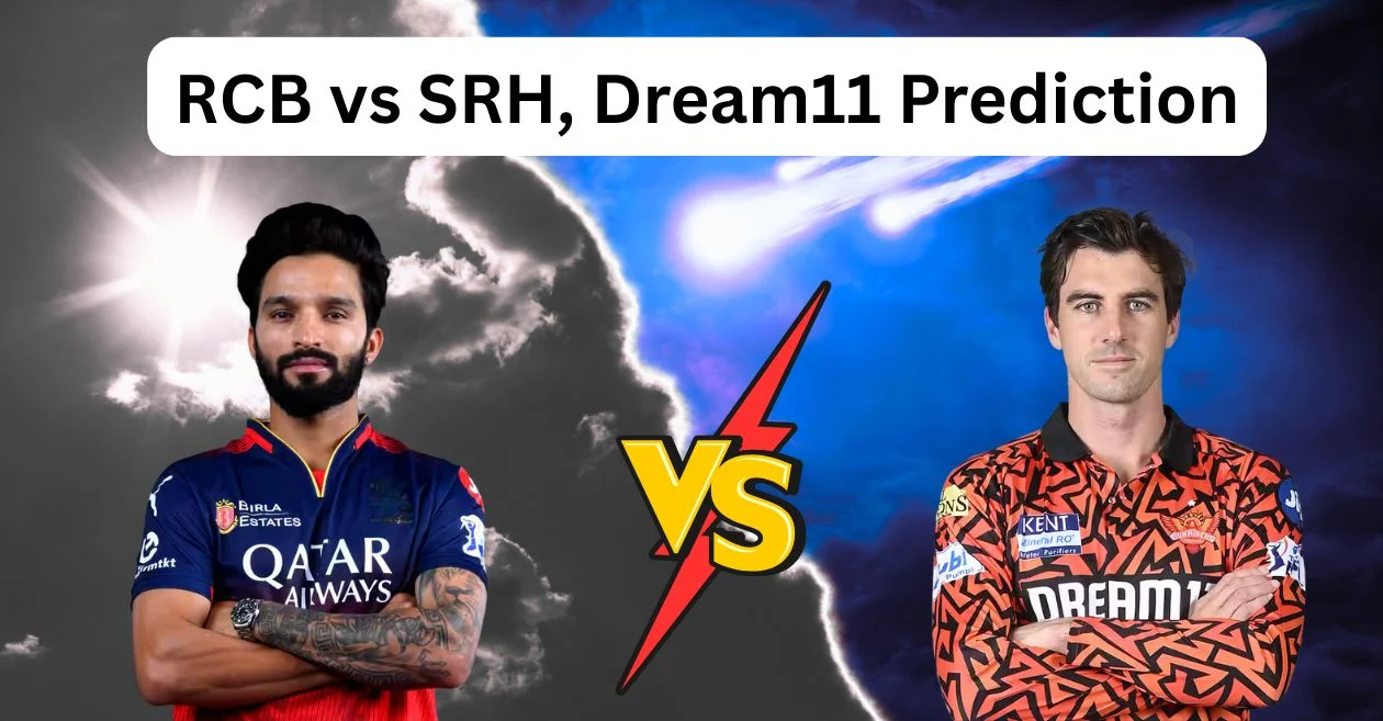RCB vs SRH, आईपीएल 2025: रॉयल चैलेंजर्स बेंगलुरु बनाम सनराइजर्स हैदराबाद मुकाबले के लिए Dream11 Prediction, ड्रीम 11 टीम, फैंटेसी टिप्स और पिच रिपोर्ट |