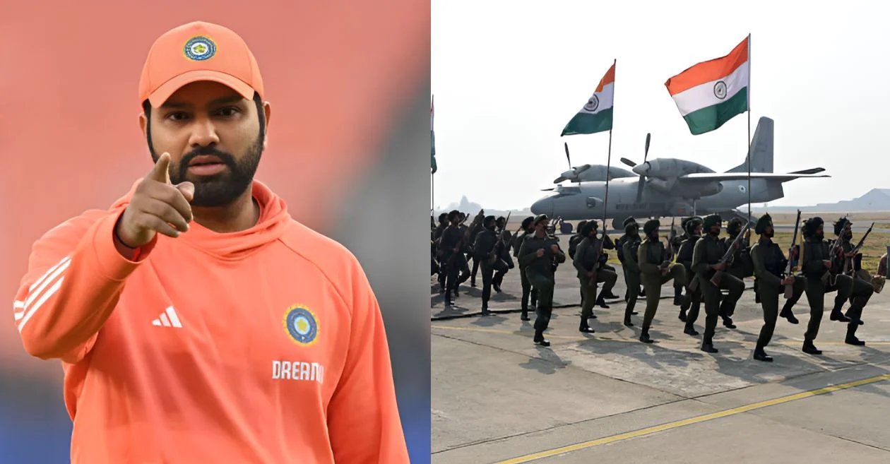 भारत-पाकिस्तान के बीच चल रही तनातनी के बीच रोहित शर्मा ने भारतीय सशस्त्र बलों का जताया आभार