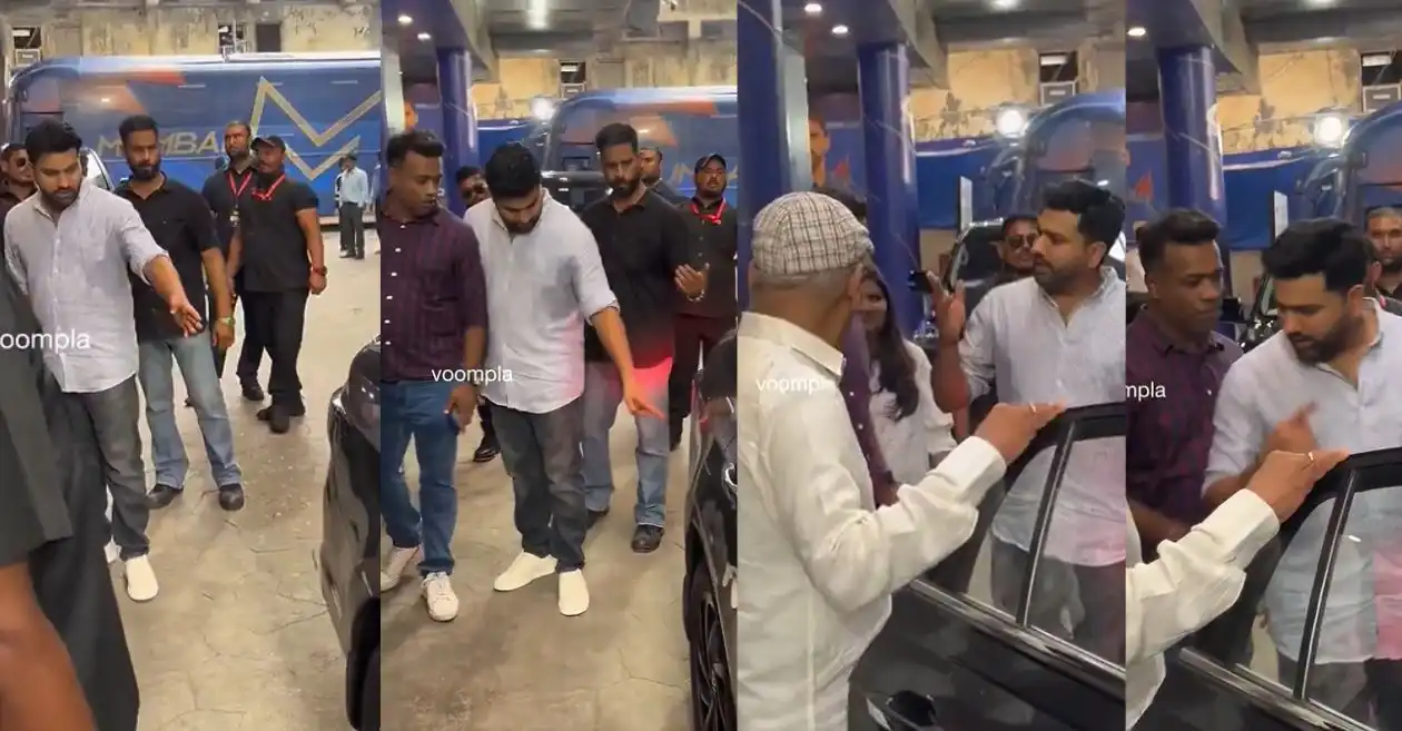 रोहित शर्मा ने भाई विशाल को कार पर डेंट देखकर मजाक में डांटा, वीडियो हुआ वायरल