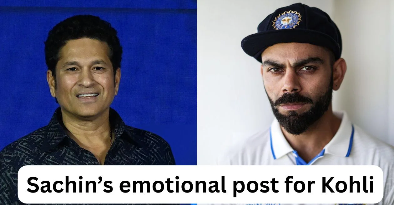 विराट कोहली के टेस्ट से संन्यास लेने पर भावुक हुए सचिन तेंदुलकर, अपने आखिर टेस्ट मैच को याद कर कही ये बात