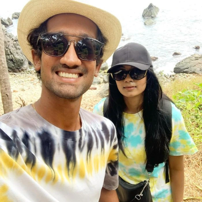 Sai kishore and his wife anmol kiran