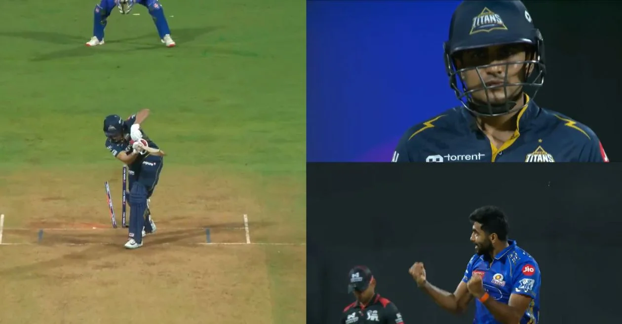 आईपीएल 2025: MI बनाम GT मुकाबले में शुभमन गिल का ऑफ स्टंप उखाड़ने के बाद जसप्रीत बुमराह का सेलिब्रेशन देखा क्या? सामने आया वीडियो