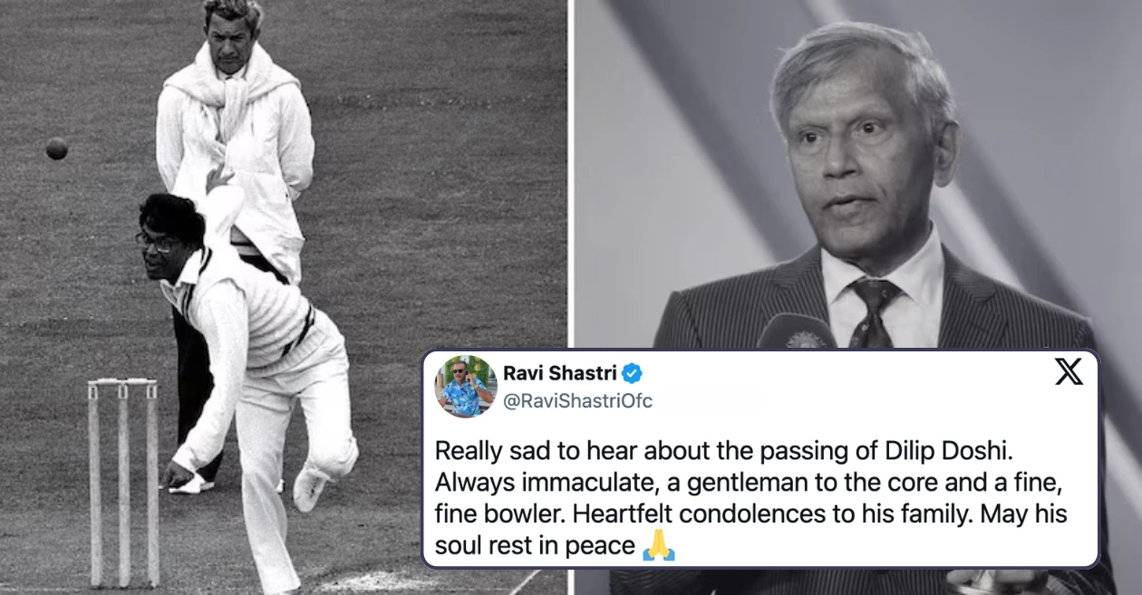 दिलीप दोशी का निधन: सचिन तेंदुलकर, रवि शास्त्री सहित अन्य भारतीय खिलाड़ियों ने दी भावभीनी श्रद्धांजलि
