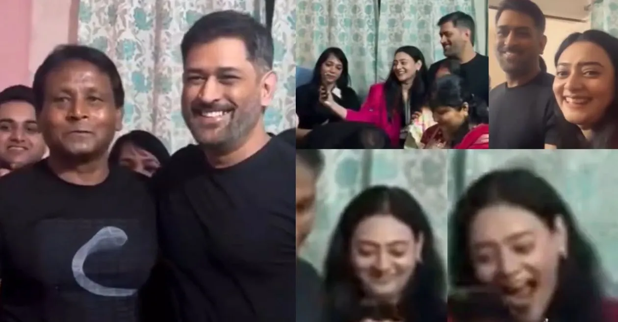 Watch: जन्मदिन समारोह में एमएस धोनी से मिलकर खुशी के मारे झूम उठी फैन गर्ल, ‘थाला’ का भी रिएक्शन था देखने लायक