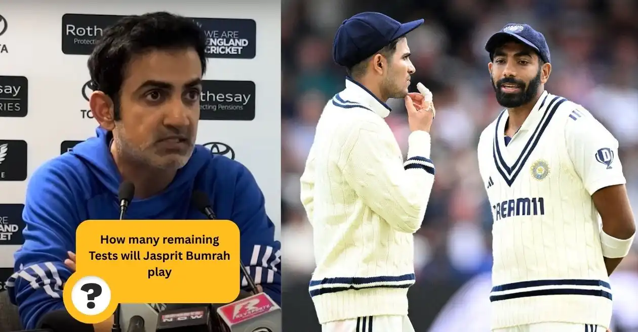 गौतम गंभीर ने इंग्लैंड के खिलाफ हेडिंग्ले में मिली हार के बाद जसप्रीत बुमराह के वर्कलोड मैनेजमेंट की योजना का किया खुलासा