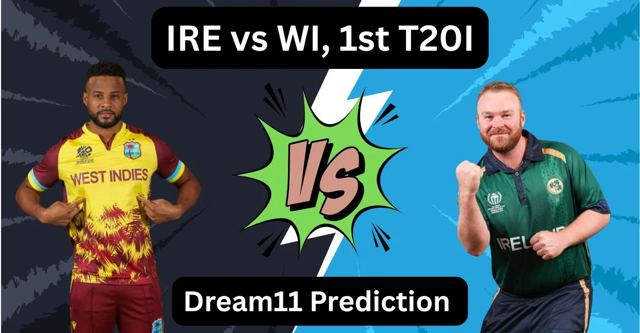 आयरलैंड बनाम वेस्टइंडीज 2025, पहला टी20I: Dream11 Prediction, ड्रीम11 टीम, फैंटेसी टिप्स और पिच रिपोर्ट | आयरलैंड बनाम वेस्टइंडीज