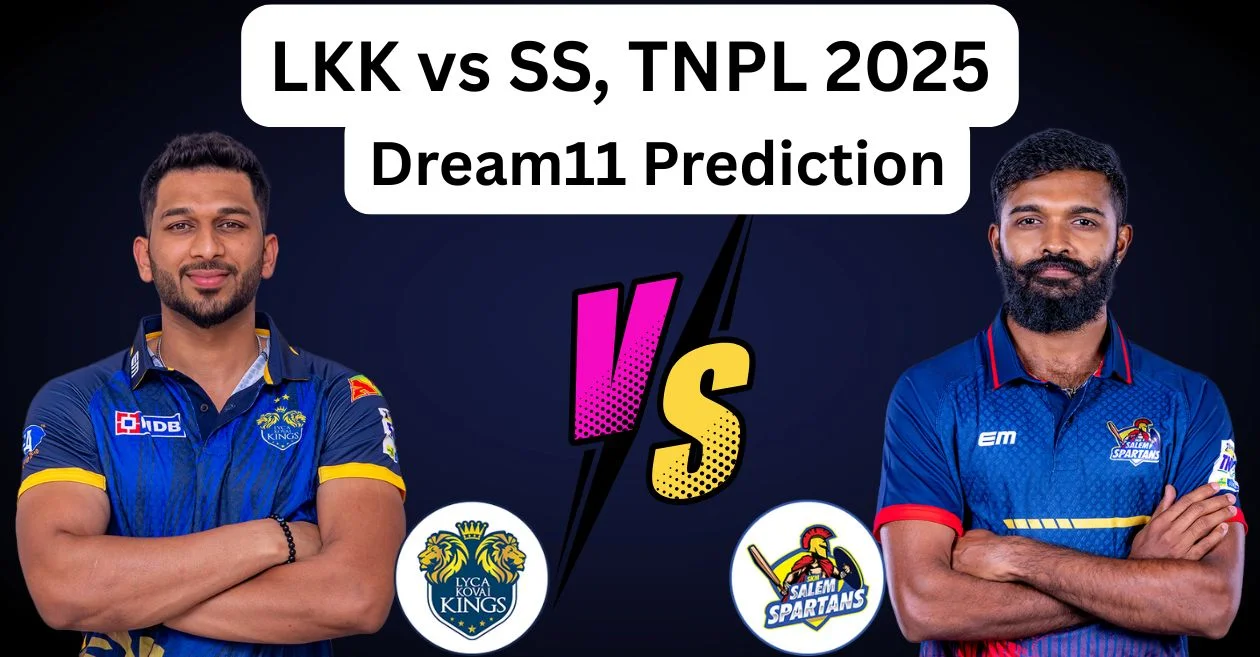 LKK vs SS, TNPL 2025: Dream11 Prediction, ड्रीम11 टीम, फैंटेसी टिप्स और पिच रिपोर्ट | लाइका कोवई किंग्स बनाम सेलम स्पार्टन्स