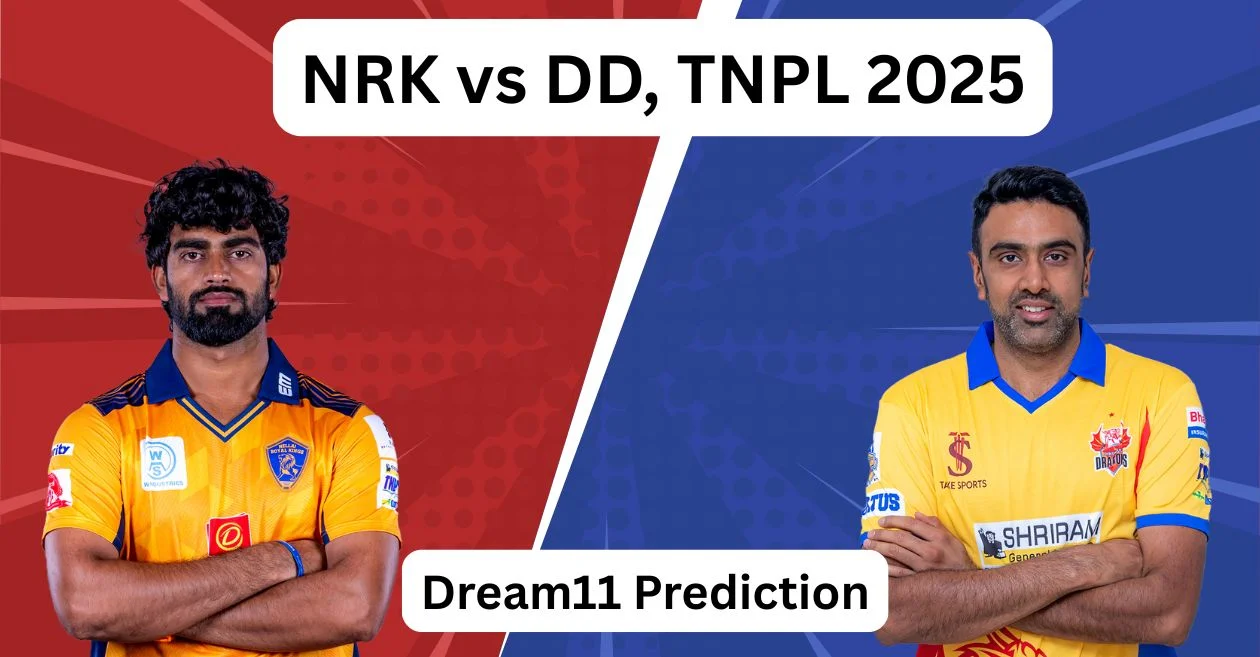 NRK vs DD, TNPL 2025: Dream11 Prediction, ड्रीम11 टीम, फैंटेसी टिप्स और पिच रिपोर्ट | नेल्लई रॉयल किंग्स बनाम डिंडीगुल ड्रैगन्स