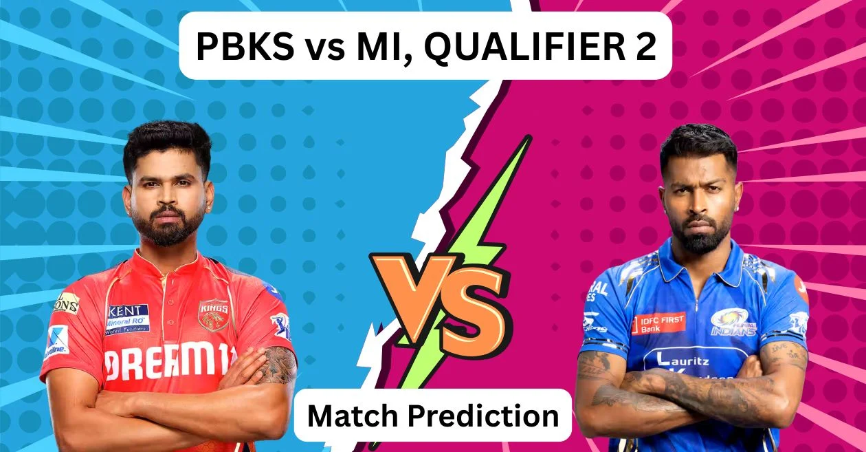 आईपीएल 2025 क्वालीफायर 2, PBKS बनाम MI: Dream11 Prediction, ड्रीम11 टीम, फैंटेसी टिप्स और पिच रिपोर्ट | पंजाब किंग्स बनाम मुंबई इंडियंस