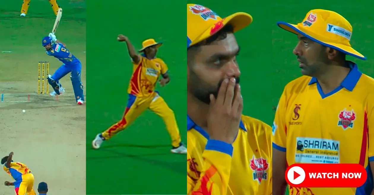 रविचंद्रन अश्विन के थ्रो से TNPL 2025 में हुआ मजेदार ट्रिपल ओवरथ्रो मोमेंट, देखें VIDEO
