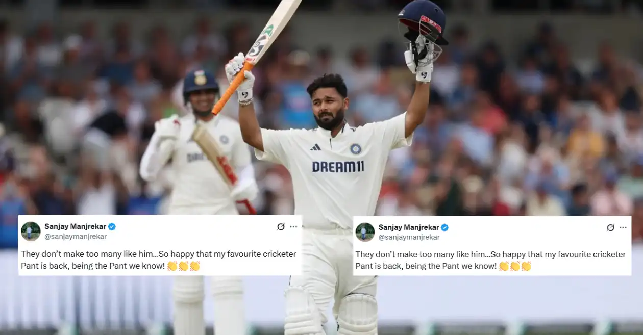 इंग्लैंड बनाम भारत लीड्स टेस्ट के दूसरे दिन ऋषभ पंत के शानदार शतक ने फैंस को दीवाना बना दिया
