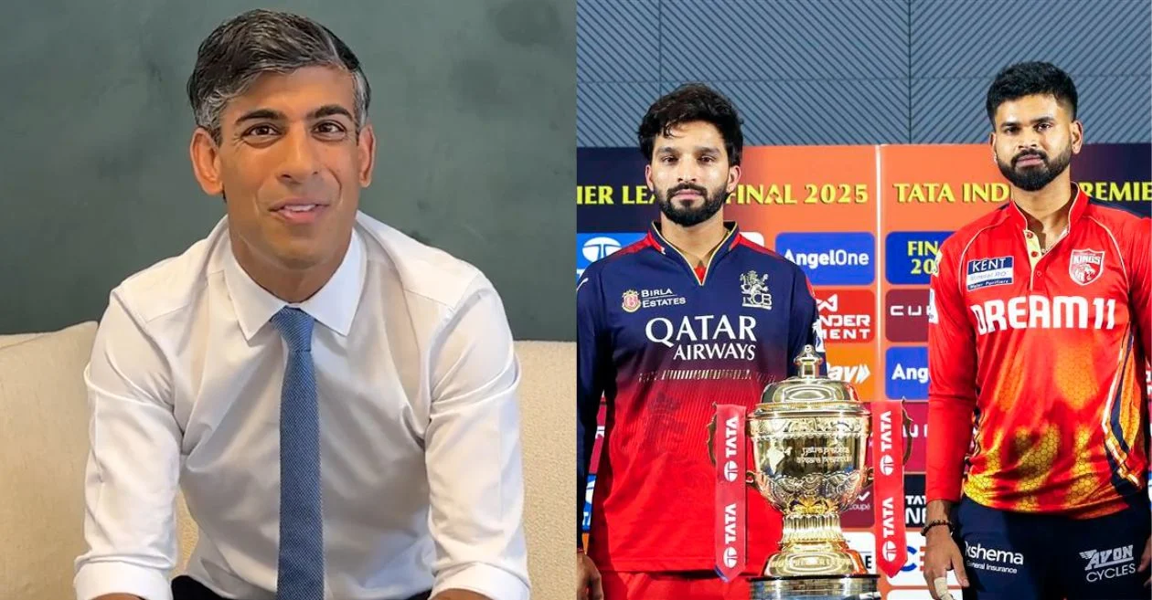 RCB या PBKS: ब्रिटेन के पूर्व पीएम ऋषि सुनक आईपीएल 2025 फाइनल में किस टीम को कर रहे हैं सपोर्ट? किया खुलासा