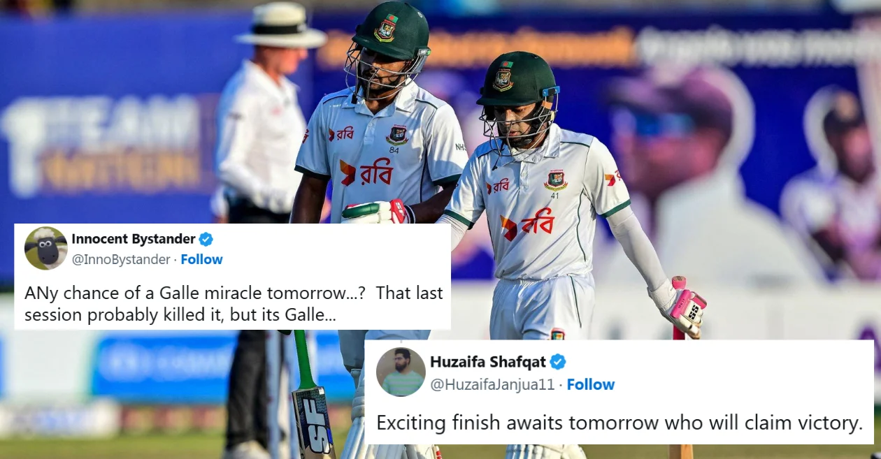 SL vs BAN 2025, पहला टेस्ट: श्रीलंका के खिलाफ बांग्लादेश की बढ़त से प्रशंसकों में खुशी की लहर