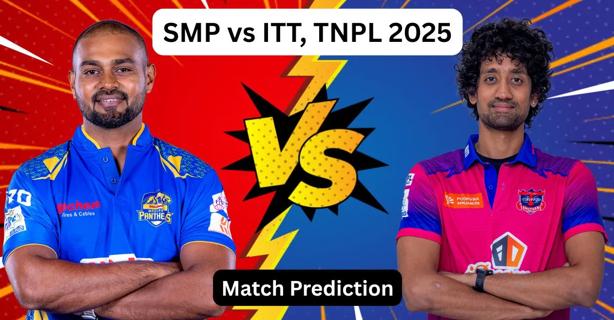 SMP vs ITT, TNPL 2025: Dream11 Prediction, ड्रीम11 टीम, फैंटेसी टिप्स और पिच रिपोर्ट | सीकेम मदुरै पैंथर्स बनाम आईड्रीम तिरुप्पुर तमीज़हंस