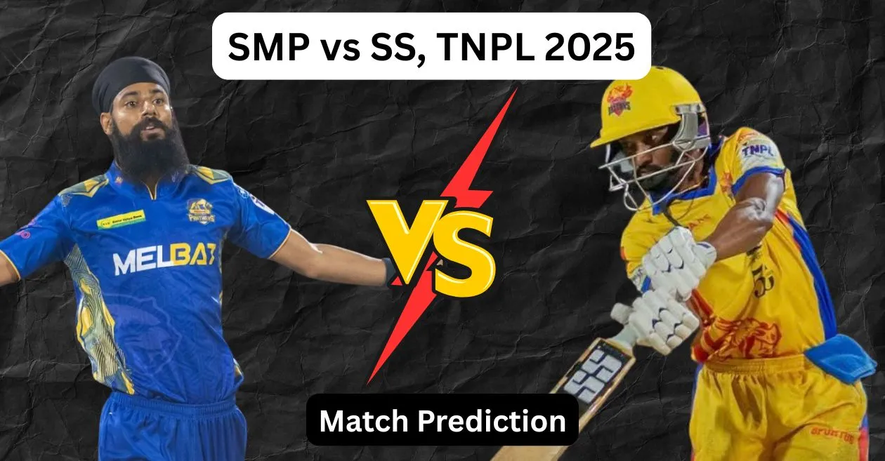 SMP बनाम SS, TNPL 2025: Dream11 Prediction, ड्रीम11 टीम, फैंटेसी टिप्स और पिच रिपोर्ट | सीचेम मदुरै पैंथर्स बनाम सलेम स्पार्टन्स