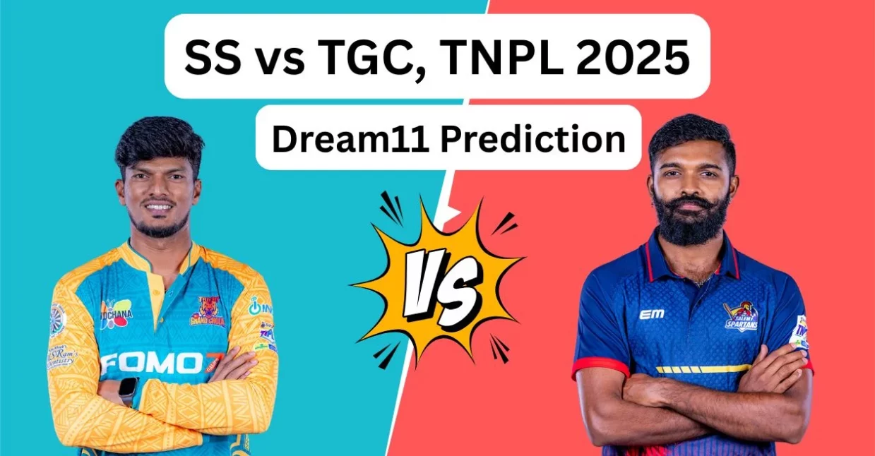 SS vs TGC, TNPL 2025: Dream11 Prediction, ड्रीम11 टीम, फैंटेसी टिप्स और पिच रिपोर्ट | सलेम स्पार्टन्स बनाम त्रिची ग्रैंड चोलस
