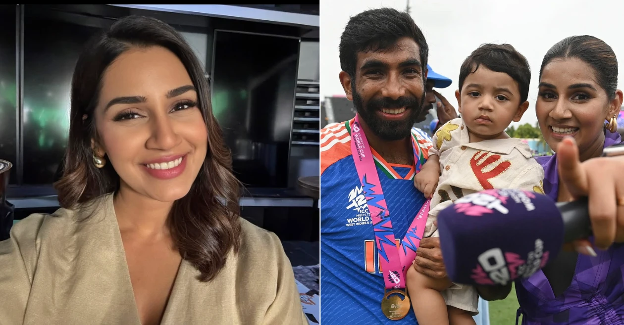 संजना गणेशन ने बताया कैसे जसप्रीत बुमराह इंटरव्यू के दौरान भटकाते हैं उनका ध्यान