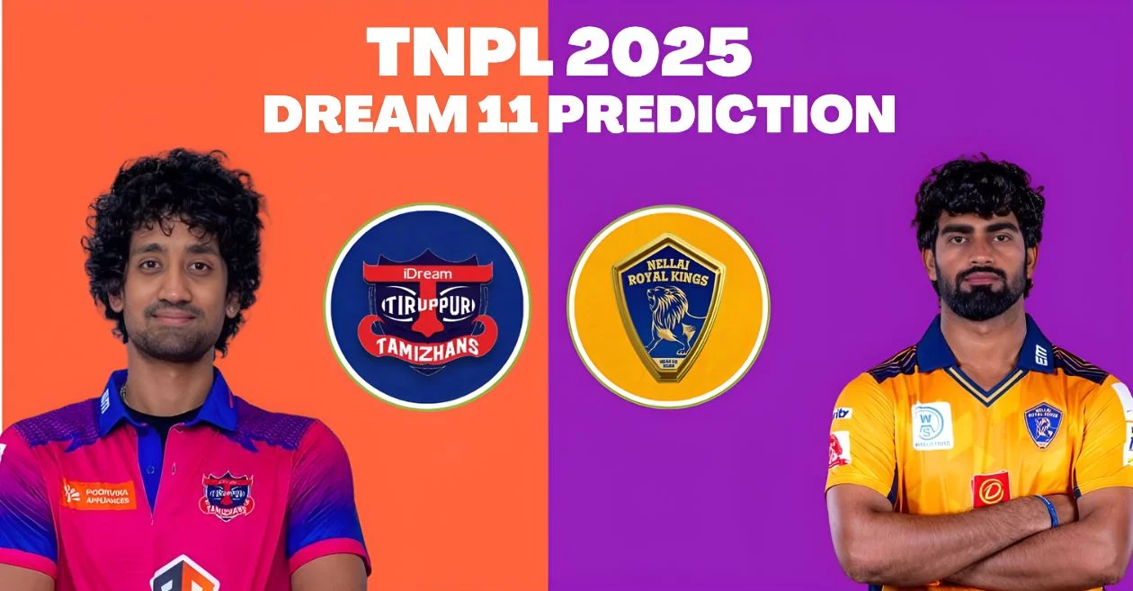 ITT बनाम NRK, TNPL 2025: Dream11 Prediction, ड्रीम11 टीम, फैंटेसी टिप्स और पिच रिपोर्ट | आईड्रीम तिरुप्पुर तमीज़हंस बनाम नेल्लई रॉयल किंग्स
