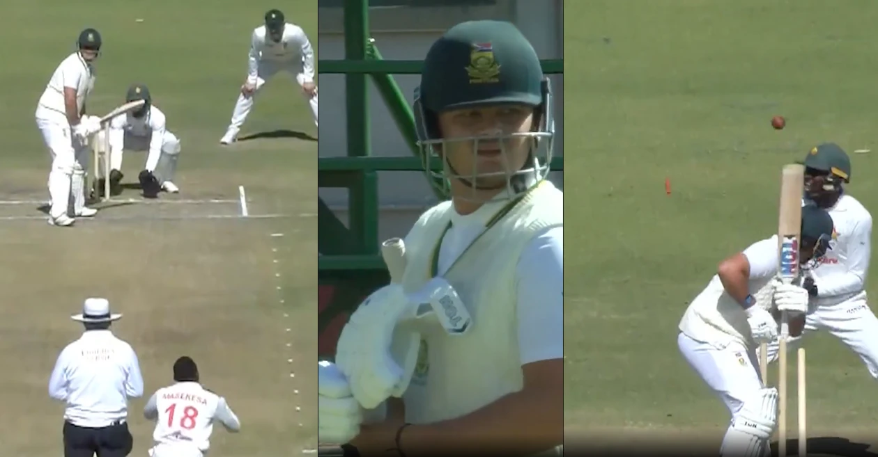 ZIM vs SA: विन्सेंट मासेकेसा ने शानदार गेंद फेंक लुआन-ड्रे प्रीटोरियस को दिखाया पवेलियन का रास्ता; VIDEO