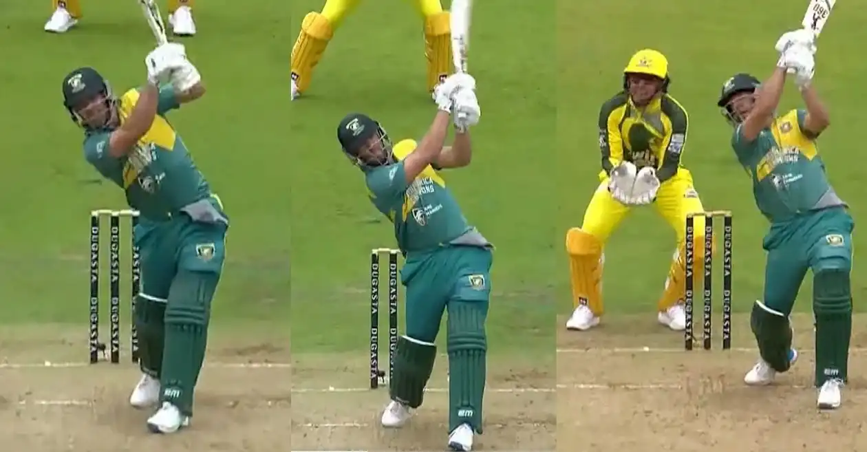 Watch: एबी डिविलियर्स ने WCL 2025 में जड़ा दूसरा शतक, दक्षिण अफ्रीका चैंपियन ने ऑस्ट्रेलिया चैंपियन को रौंदा