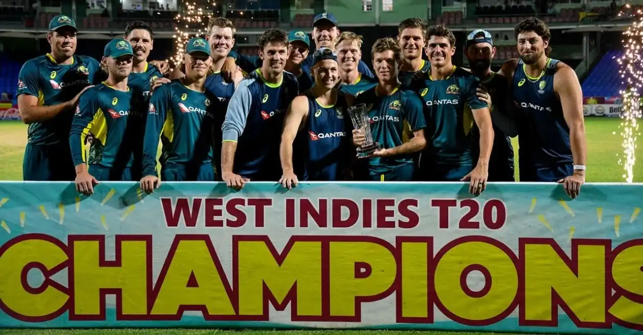 बेन ड्वारशुइस के शानदार प्रदर्शन से ऑस्ट्रेलिया ने पांचवें टी20 में वेस्टइंडीज को हराकर सीरीज में किया क्लीन स्वीप