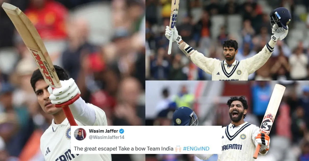 ENG vs IND: शुभमन गिल, रवींद्र जडेजा और वाशिंगटन सुंदर के शतकों से मैनचेस्टर टेस्ट ड्रॉ, प्रशंसक उत्साहित