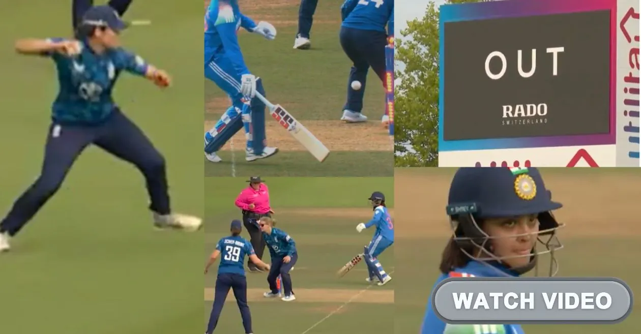 ENG-W vs IND-W: पहले वनडे में हरलीन देओल ने बड़ी लापरवाही से खोया अपना विकेट; VIDEO