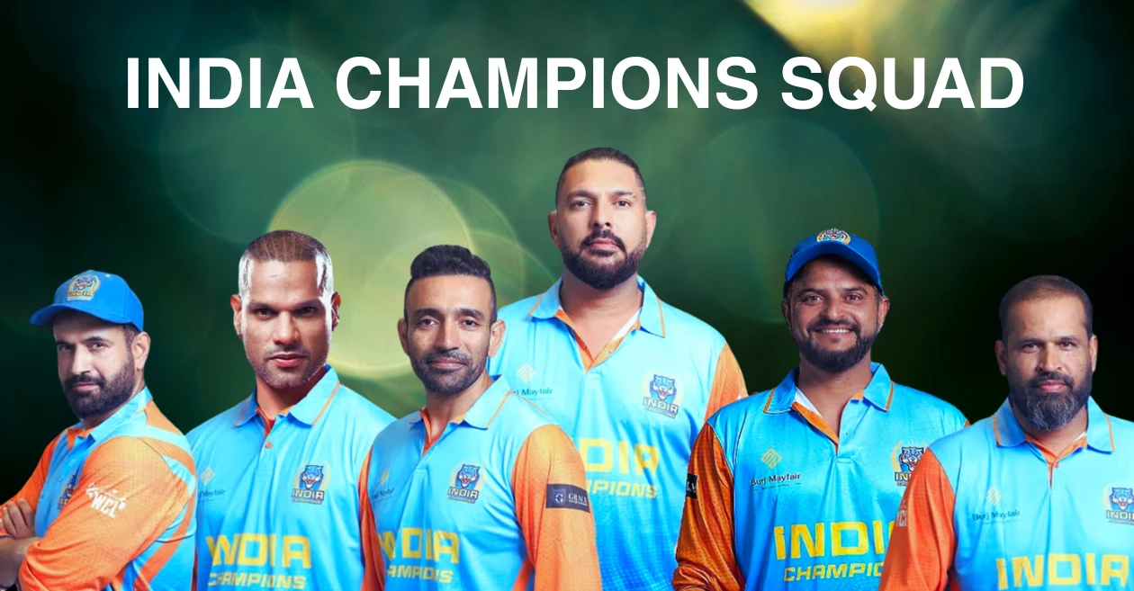 इंडिया चैंपियंस ने WCL सीजन 2 के लिए स्टार खिलाड़ियों से सजी टीम का किया ऐलान; युवराज सिंह बने कप्तान