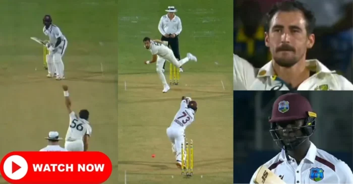 WI vs AUS: मिचेल स्टार्क ने अपने 100वें टेस्ट में केवलन एंडरसन को किया क्लीन बोल्ड, देखें वीडियो