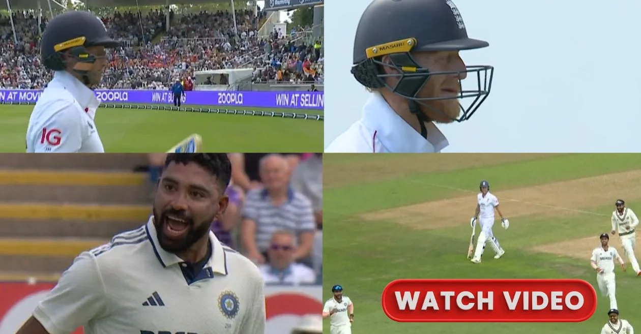 ENG vs IND: मोहम्मद सिराज ने एक ही ओवर में जो रूट और बेन स्टोक्स को दिखाया पवेलियन का रास्ता; VIDEO