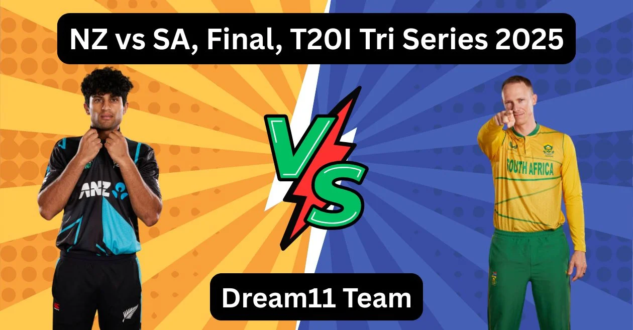 NZ बनाम SA, ज़िम्बाब्वे T20I ट्राई सीरीज़ 2025 फ़ाइनल: Dream11 Prediction, ड्रीम11 टीम, फैंटेसी टिप्स और पिच रिपोर्ट | न्यूज़ीलैंड बनाम दक्षिण अफ़्रीका