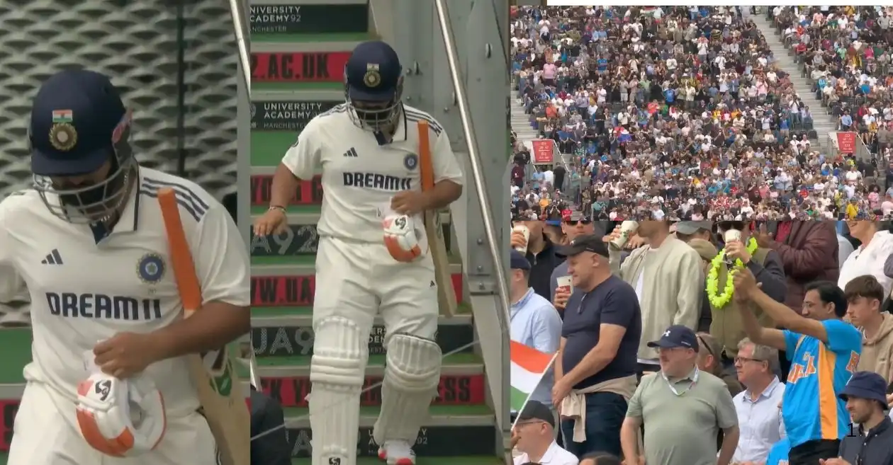 ENG vs IND: पैर की अंगुली में फ्रैक्चर के बावजूद मैनचेस्टर टेस्ट के दूसरे दिन बल्लेबाजी के लिए उतरे ऋषभ पंत, दर्शकों ने खड़े होकर बजाई तालियां; देखें वीडियो