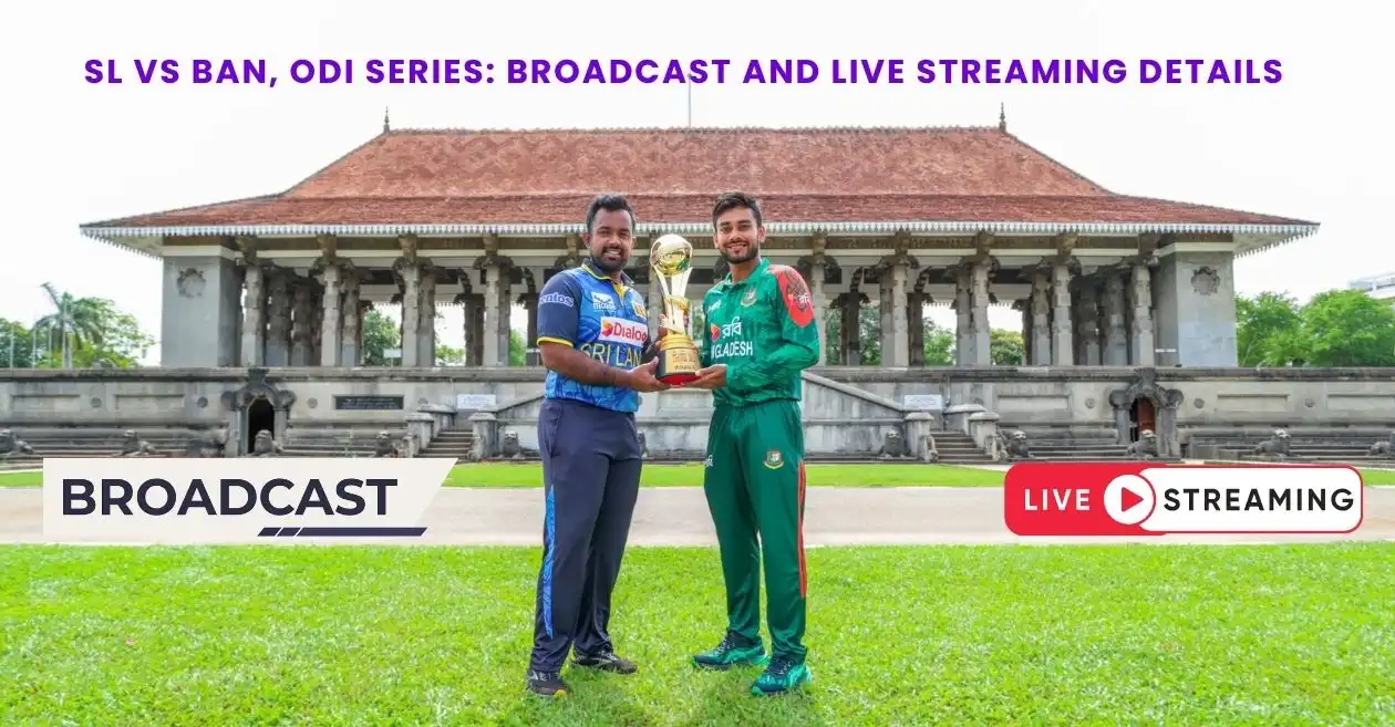 SL vs BAN 2025, वनडे सीरीज: प्रसारण, लाइव स्ट्रीमिंग विवरण- भारत, श्रीलंका, बांग्लादेश और अन्य देशों में कब और कहां देखें