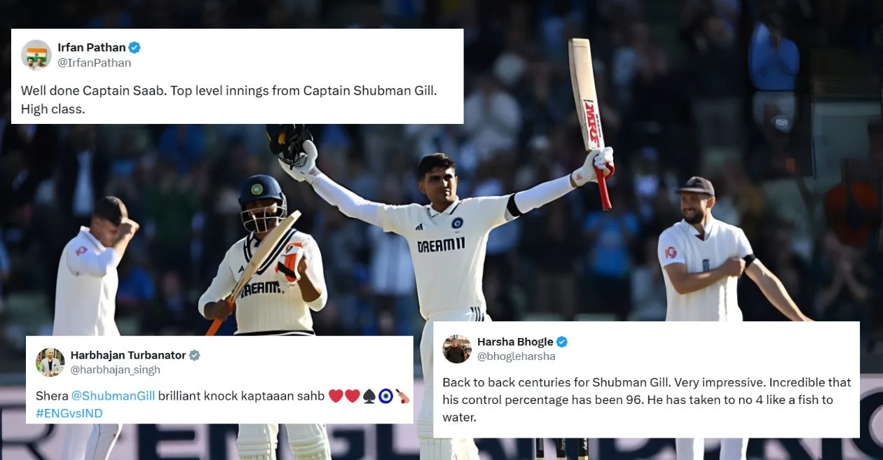 ENG vs IND: शुभमन गिल ने एजबेस्टन में दूसरे टेस्ट के पहले दिन जड़ा शानदार शतक, प्रशंसक खुशी से झूम उठे