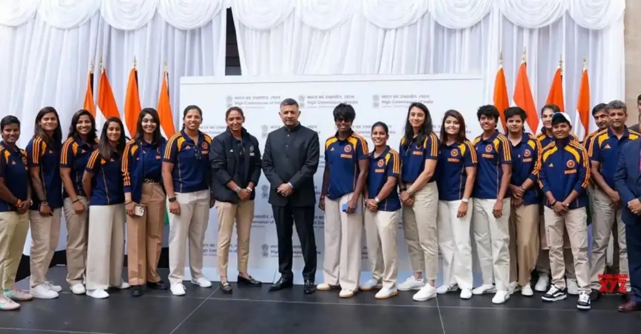 हरमनप्रीत कौर की अगुआई वाली महिला टीम का लंदन के इंडिया हाउस में हुआ शानदार स्वागत, तस्वीरें वायरल