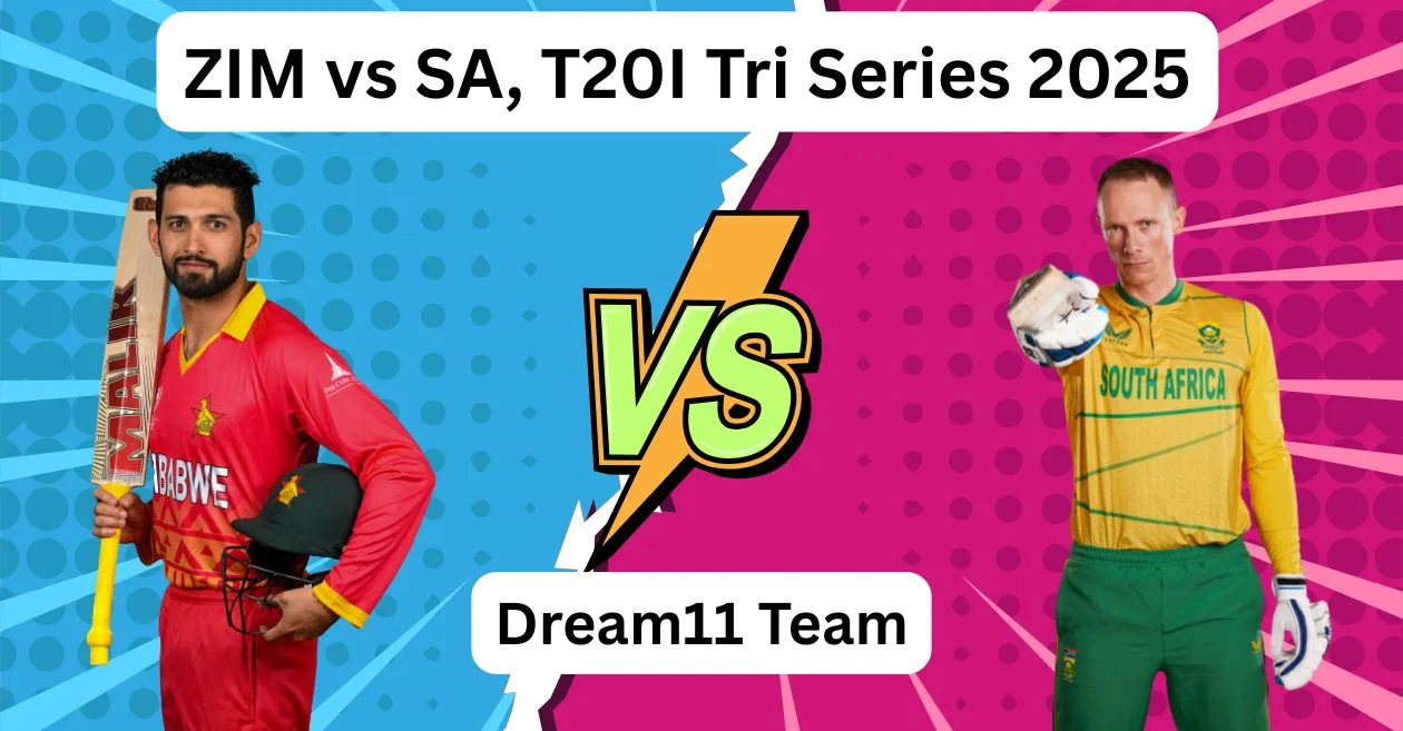 ZIM बनाम SA, T20I ट्राई-सीरीज़ 2025: Dream11 Prediction, ड्रीम11 टीम, फैंटेसी टिप्स और पिच रिपोर्ट | जिम्बाब्वे बनाम दक्षिण अफ्रीका