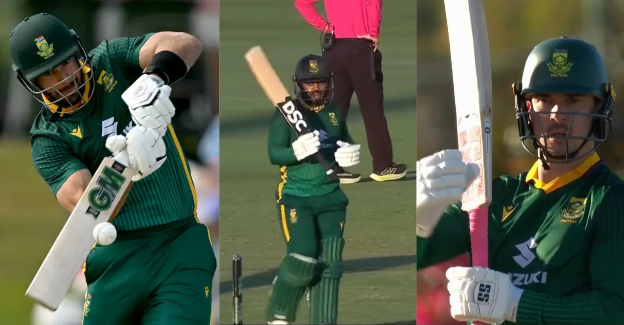 AUS vs SA 2025: मार्करम, बावुमा और ब्रीट्ज़के ने पहले वनडे में दक्षिण अफ्रीका को प्रतिस्पर्धी स्कोर तक पहुंचाया