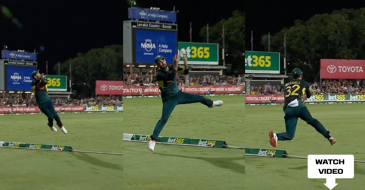 AUS vs SA [WATCH]: ग्लेन मैक्सवेल ने पहले टी20I में रयान रिकेल्टन को आउट कर ‘सीज़न का सबसे बेहतरीन कैच’ पकड़ा