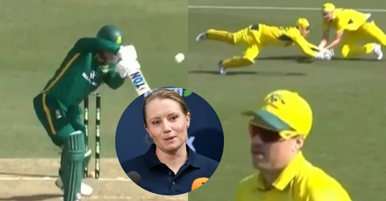 AUS vs SA [Watch]: एलिसा हीली की कमेंट्री बनी भविष्यवाणी, जोश इंगलिस ने लिया गजब का कैच, रिकेल्टन खा गए चकमा