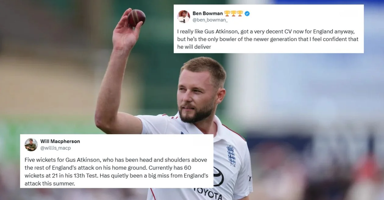 ENG vs IND: ओवल में दूसरे दिन इंग्लैंड के गस एटकिंसन का फाइफर, सस्ते में सिमटी भारतीय पारी; प्रशंसक भड़के